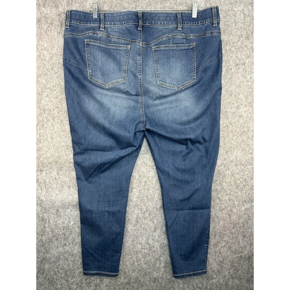 Torrid Women’s 24R Premium Stretch High Rise Bombshell Skinny Ankle Denim Jeans - Picture 3 of 10